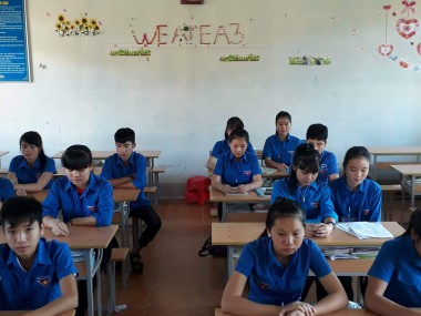 CÔNG TÁC PHÁT TRIỂN ĐOÀN CỦA ĐOÀN TRƯỜNG PTDTNT THPT HUYỆN MƯỜNG ẢNG