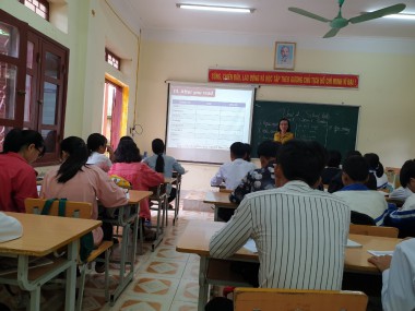 THAM GIA GIẢNG DẠY THỰC TẾ MÔN TIẾNG ANH TẠI TRƯỜNG THPT HUYỆN MƯỜNG ẢNG