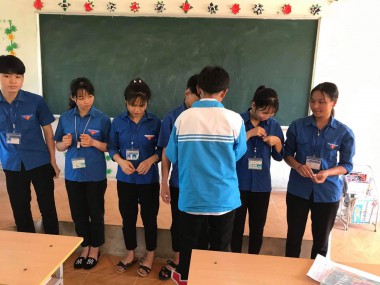 Lễ kết nạp đoàn viên chào mừng 89 năm ngày thành lập đoàn TNCS Hồ Chí Minh (26/3/1931-26/3/2020) trường PTDTNT THPT huyện Mường Ảng