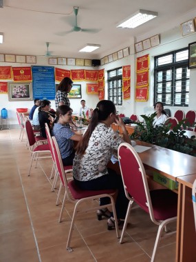 CÔNG TÁC HỌP XÉT HẠNH KIỂM HỌC SINH KHỐI 10; 11 NĂM HỌC 2019-2020