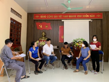 CÔNG TÁC CHUẨN BỊ CHO HỘI THI DÂN VẬN KHÉO