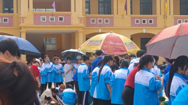 TRƯỜNG PTDTNT THPT HUYỆN MƯỜNG ẢNG VỚI CUỘC THI GÓI BÁNH CHƯNG CHÀO MỪNG XUÂN QUÝ MÃO 2023