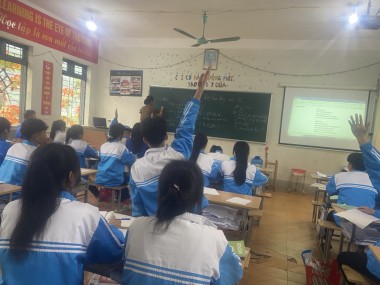 HỌC SINH TRƯỜNG PTDTNT THPT HUYỆN MƯỜNG ẢNG TÍCH CỰC TRONG CÔNG TÁC ÔN THI TỐT NGHIỆP NĂM HỌC 2022-2023