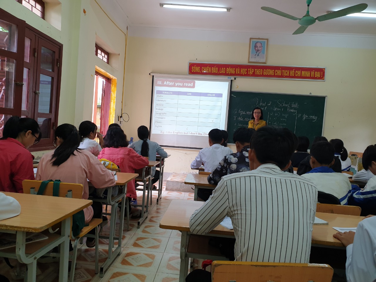 THAM GIA GIẢNG DẠY THỰC TẾ MÔN TIẾNG ANH TẠI TRƯỜNG THPT HUYỆN MƯỜNG ẢNG